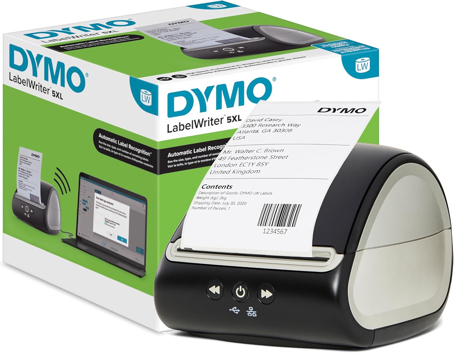 DYMO LabelWriter 5XL - Imprimante thermique professionnelle 300 dpi
