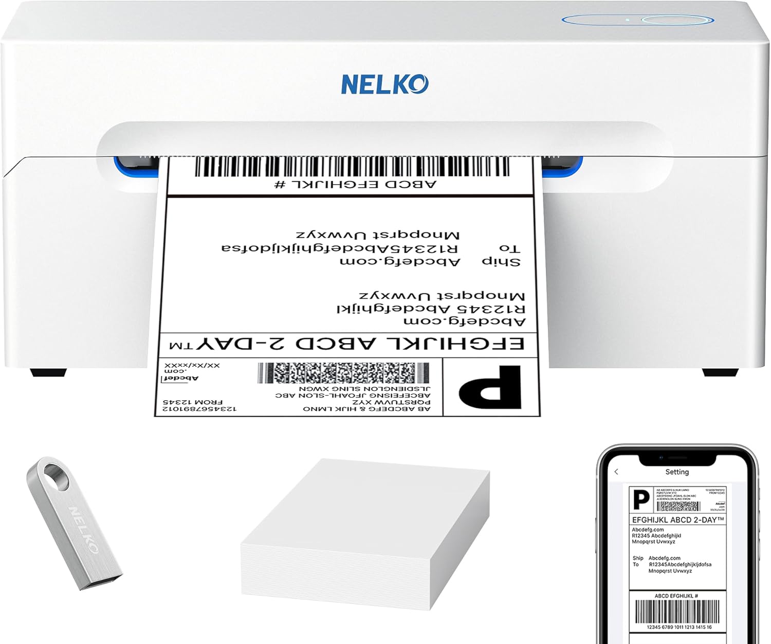 NELKO PL70e - Imprimante thermique Bluetooth abordable