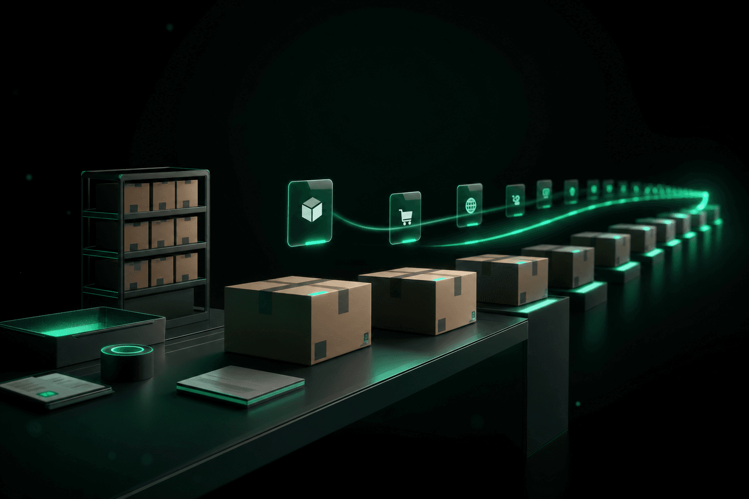 Organisation de colis et étiquettes pour vendeur Vinted à fort volume