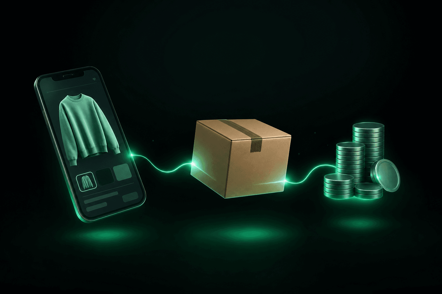 The Vinted selling flow in the US: list, sell, ship with a prepaid label, get paid